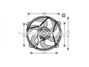 AVA QUALITY COOLING CN7531 ventiliatorius, radiatoriaus 
 Aušinimo sistema -> Oro aušinimas
1250F8, 1253E4, 1253E6, 1250F8