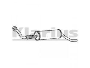 KLARIUS 240434 priekinis duslintuvas 
 Išmetimo sistema -> Duslintuvas
6014901519