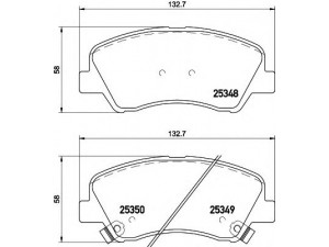 HELLA 8DB 355 020-231 stabdžių trinkelių rinkinys, diskinis stabdys 
 Techninės priežiūros dalys -> Papildomas remontas
581011RA05, 581014LA00, 581011WA05