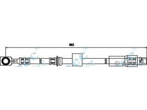 APEC braking HOS3709 stabdžių žarnelė 
 Stabdžių sistema -> Stabdžių žarnelės
5562276, 13194247, 5562276