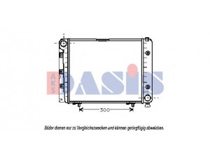 AKS DASIS 120460N radiatorius, variklio aušinimas 
 Aušinimo sistema -> Radiatorius/alyvos aušintuvas -> Radiatorius/dalys
2015002903, 2015006003, 2015006103