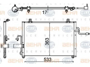 HELLA 8FC 351 310-731 kondensatorius, oro kondicionierius 
 Oro kondicionavimas -> Kondensatorius
96409666, 96450098, 96452049, 96409666