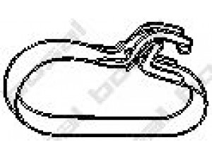 BOSAL 251-862 laikiklis, išmetimo sistema 
 Dviratė transporto priemonės -> Išmetimo sistema -> Atskiros surinkimo dalys -> Gnybtas
8 56 291, 90118580, 90118580