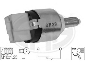 ERA 330081 stabdžių žibinto jungiklis 
 Stabdžių sistema -> Stabdžių žibinto jungiklis
84340-87401-000, 3922097, E8GY-13480-B
