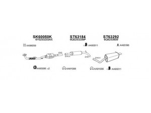 VENEPORTE 600003 išmetimo sistema