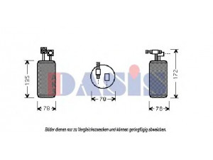 AKS DASIS 800089N džiovintuvas, oro kondicionierius 
 Oro kondicionavimas -> Džiovintuvas
701820191A, 7D1820191