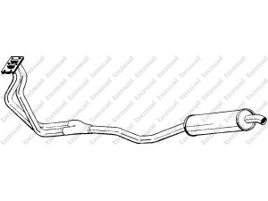 BOSAL 281-767 priekinis duslintuvas 
 Išmetimo sistema -> Duslintuvas
91021540, 91039816, 91085371