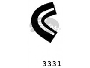 GATES 3331 radiatoriaus žarna 
 Aušinimo sistema -> Žarnelės/vamzdeliai/sujungimai -> Radiatoriaus žarnos
1213.25, 121325