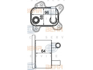 HELLA 8MO 376 792-791 alyvos aušintuvas, automatinė transmisija 
 Transmisija -> Automatinė pavarų dėžė -> Radiatorius
89808-09880, 650010, 97 38 5813