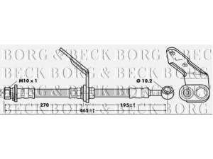 BORG & BECK BBH6742 stabdžių žarnelė 
 Stabdžių sistema -> Stabdžių žarnelės
46410S1AE01