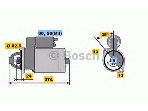 BOSCH 0 001 219 014 starteris
3553 2044F