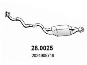 ASSO 28.0025 katalizatoriaus keitiklis 
 Išmetimo sistema -> Katalizatoriaus keitiklis
2024908719
