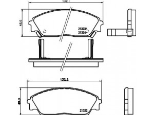 HELLA PAGID 8DB 355 005-661 stabdžių trinkelių rinkinys, diskinis stabdys 
 Techninės priežiūros dalys -> Papildomas remontas
45022SF1000, 45022SF1010, 45022SF1020