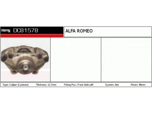 DELCO REMY DC81578 stabdžių apkaba 
 Dviratė transporto priemonės -> Stabdžių sistema -> Stabdžių apkaba / priedai
0060734816, 11702.22053.00