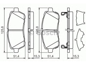 BOSCH 0 986 494 321 stabdžių trinkelių rinkinys, diskinis stabdys 
 Techninės priežiūros dalys -> Papildomas remontas
04465B1120, 04465B1190, 04465B1191