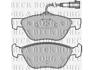 BORG & BECK BBP2200 stabdžių trinkelių rinkinys, diskinis stabdys 
 Techninės priežiūros dalys -> Papildomas remontas
77362674, 77362683