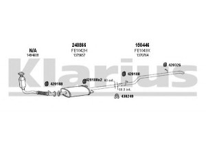 KLARIUS 362060E išmetimo sistema