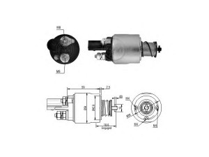 ERA 227062 solenoidinis jungiklis, starteris 
 Elektros įranga -> Starterio sistema -> Solenoidinis jungiklis