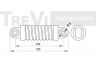 TREVI AUTOMOTIVE TA1736 vibracijos slopintuvas, V formos rumbuotas diržas 
 Diržinė pavara -> V formos rumbuotas diržas/komplektas -> Vibracijos slopintuvas
