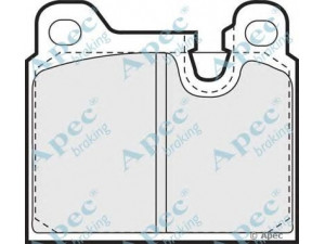 APEC braking PAD623 stabdžių trinkelių rinkinys, diskinis stabdys 
 Techninės priežiūros dalys -> Papildomas remontas
91135290300, 91135294900, 91135295000