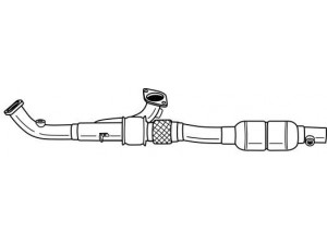AKS DASIS SG65152 katalizatoriaus keitiklis