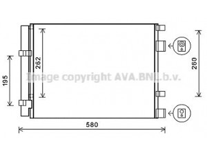 AVA QUALITY COOLING HY5396 kondensatorius, oro kondicionierius