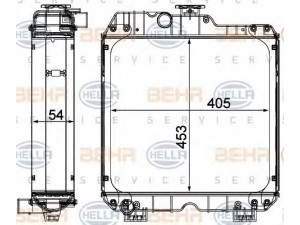 HELLA 8MK 376 792-491 radiatorius, variklio aušinimas
5083735