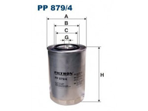 FILTRON PP879/4 kuro filtras
2994048, 500315480, 5001859402