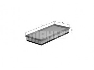 KNECHT LX 596 oro filtras 
 Filtrai -> Oro filtras
30850831