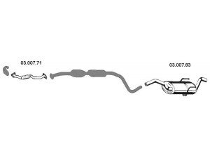 EBERSPÄCHER 032172 išmetimo sistema 
 Išmetimo sistema -> Išmetimo sistema, visa