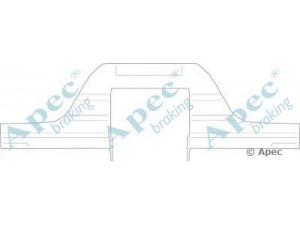 APEC braking KIT1152 priedų komplektas, stabdžių trinkelė 
 Stabdžių sistema -> Būgninis stabdys -> Dalys/priedai