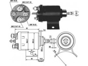 MAGNETI MARELLI 940113050084 solenoidinis jungiklis, starteris