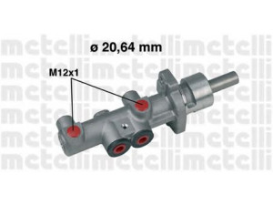 METELLI 05-0404 pagrindinis cilindras, stabdžiai 
 Stabdžių sistema -> Pagrindinis stabdžių cilindras
6Q0 611 019E, 6Q0 611 019E, 6Q0 611 019E