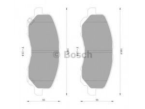 BOSCH 0 986 AB2 285 stabdžių trinkelių rinkinys, diskinis stabdys 
 Techninės priežiūros dalys -> Papildomas remontas
4605A261, 4605A364, 4605A486, 4605A530