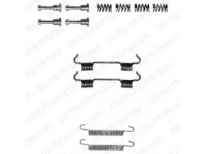 DELPHI LY1297 priedų komplektas, stovėjimo stabdžių trinkelės 
 Stabdžių sistema -> Rankinis stabdys