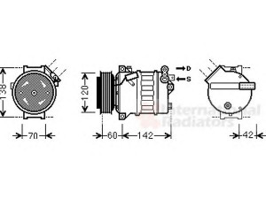 VAN WEZEL 3700K543 kompresorius, oro kondicionierius 
 Oro kondicionavimas -> Kompresorius/dalys
12792669, 6854084, 6854084-12792669