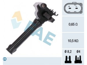 FAE 80254 ritė, uždegimas 
 Kibirkšties / kaitinamasis uždegimas -> Uždegimo ritė
NEC 000120, NEC 100730, NEC000120L