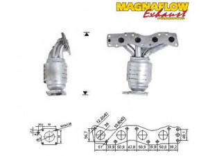 MAGNAFLOW 77604 katalizatoriaus keitiklis 
 Išmetimo sistema -> Katalizatoriaus keitiklis
1411086G01H02