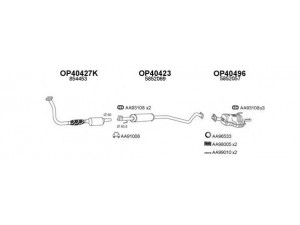 VENEPORTE 400221 išmetimo sistema