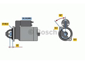 BOSCH 0 986 023 660 starteris 
 Elektros įranga -> Starterio sistema -> Starteris
55556092, 71748653, 55556092, 71748653