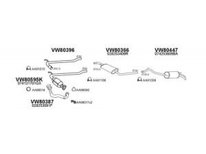 VENEPORTE 800209 išmetimo sistema