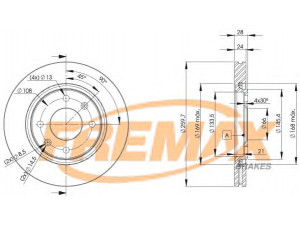 FREMAX BD-9406 stabdžių diskas 
 Stabdžių sistema -> Diskinis stabdys -> Stabdžių diskas
4246.L9