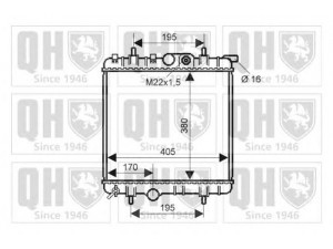 QUINTON HAZELL QER2283 radiatorius, variklio aušinimas 
 Aušinimo sistema -> Radiatorius/alyvos aušintuvas -> Radiatorius/dalys
1330.37, 1330.B4, 1330.F9, 1330.H2