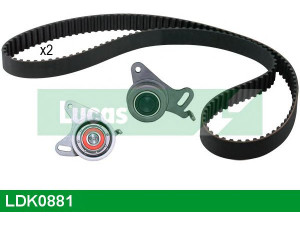 LUCAS ENGINE DRIVE LDK0881 paskirstymo diržo komplektas 
 Techninės priežiūros dalys -> Papildomas remontas