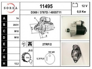 EAI 11495 starteris
2810026160, 2810027020