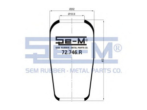 SEM LASTIK 72.746.R dėklas, pneumatinė pakaba
318 328 00 01