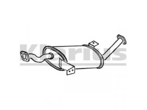 KLARIUS FE363B vidurinis duslintuvas 
 Išmetimo sistema -> Duslintuvas
1953189, 1960324, 201000F800, 201007F850