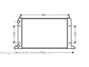 AVA QUALITY COOLING VW2133 radiatorius, variklio aušinimas 
 Aušinimo sistema -> Radiatorius/alyvos aušintuvas -> Radiatorius/dalys
7258109, 7M0121253C, 95VW8005CA