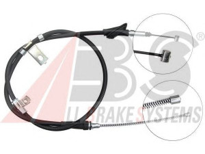 A.B.S. K17197 trosas, stovėjimo stabdys 
 Stabdžių sistema -> Valdymo svirtys/trosai
SPB000190, SPB101436