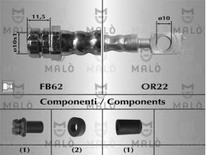 MAL? 80851 stabdžių žarnelė 
 Stabdžių sistema -> Stabdžių žarnelės
6R0611701A